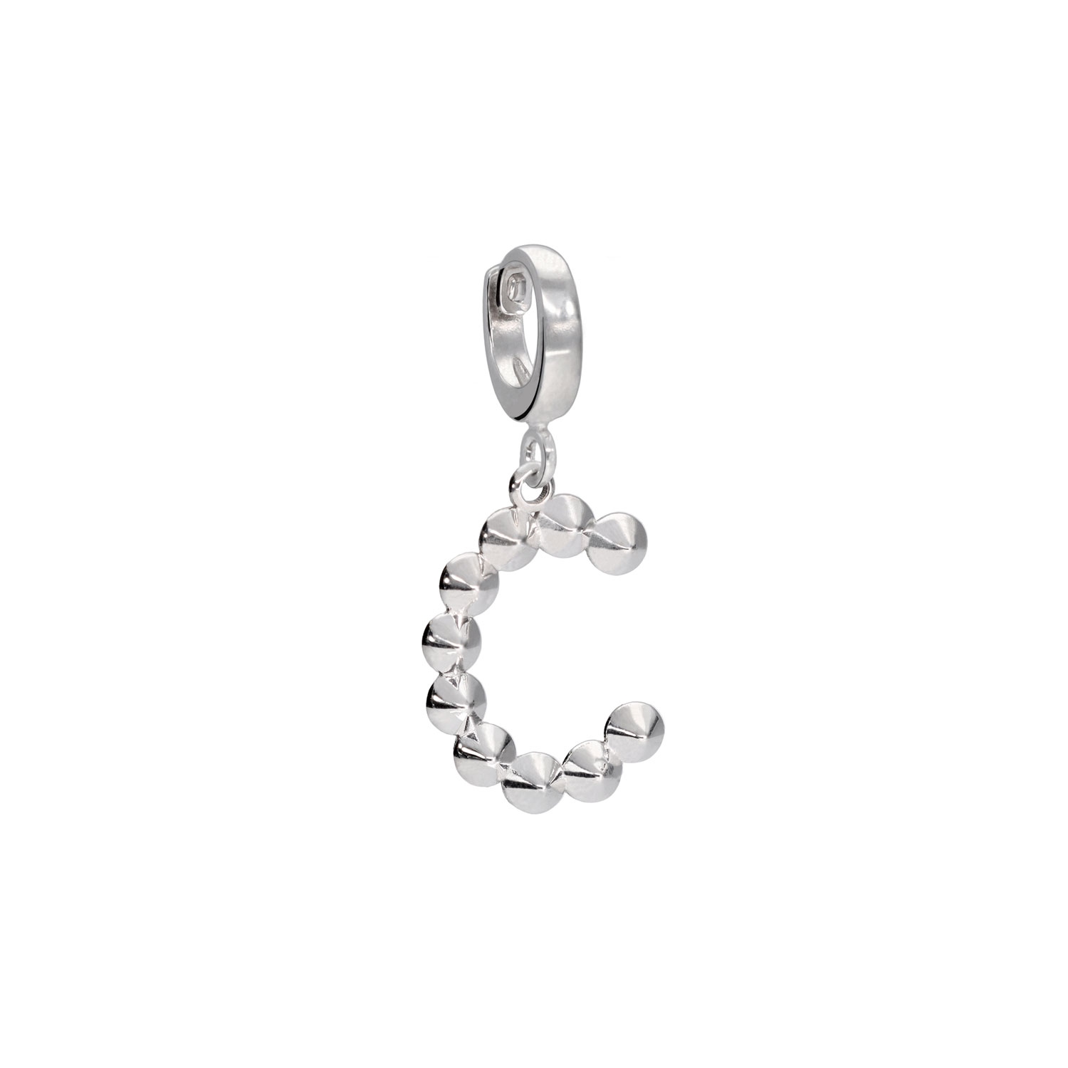 forme-di-lucchetta-ciondolo-pendant-donna-woman-argento-silver-XD8799-SC123 Ciondolo con lettera C - immagine 1