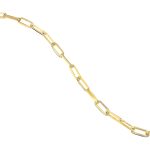Dettaglio della collana a catena forzatina della collana donna con nota musicale oro Forme di Lucchetta.