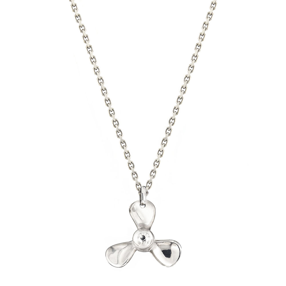 Collana Unisex Uomo Donna Con Ciondolo Pendente Cuore In Vera Ameti