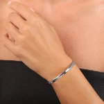 Bracciale rigido ovale - immagine 6