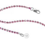 Bracciale cristalli rosa - immagine 3