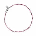 Bracciale cristalli rosa