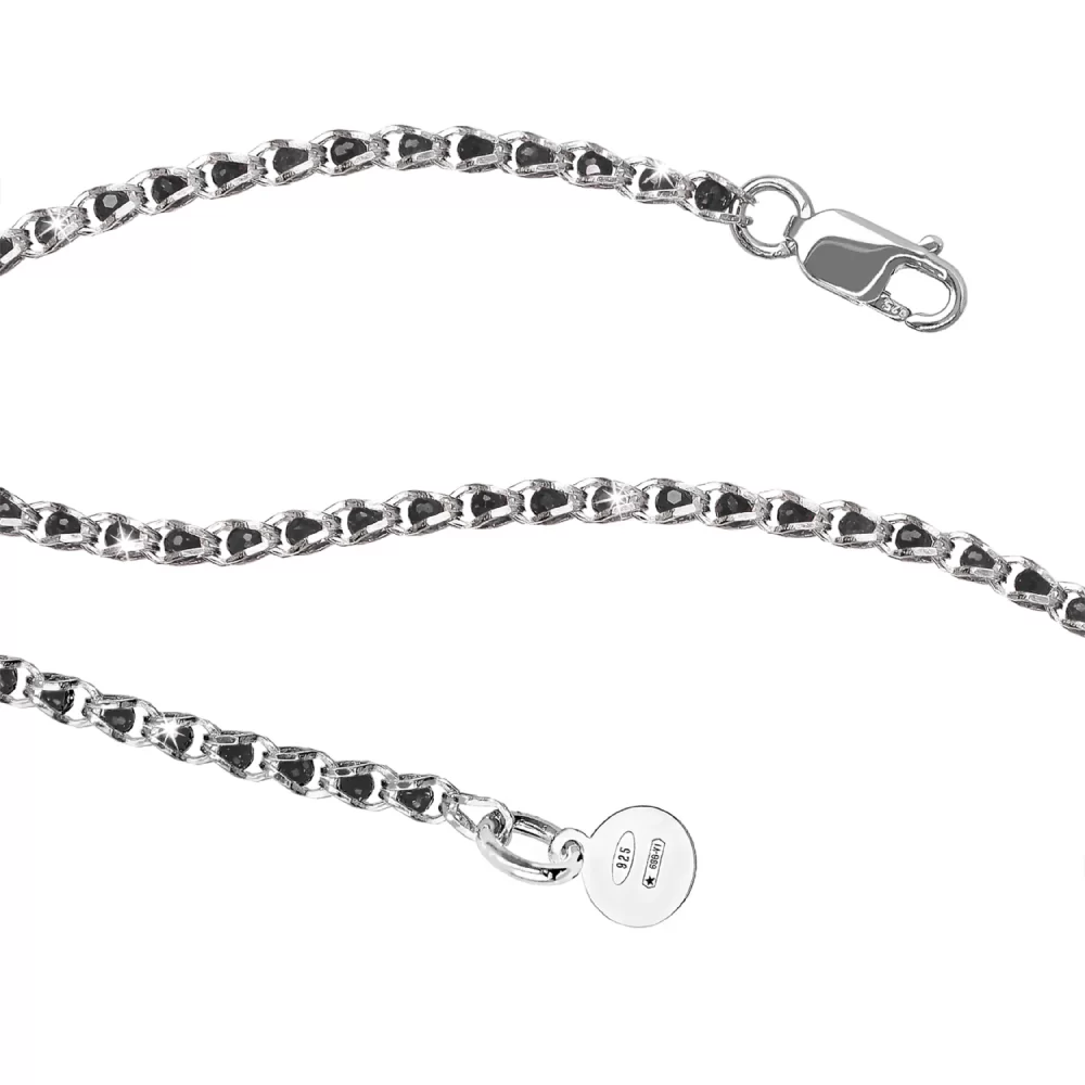 Bracciale cristalli neri - immagine 3