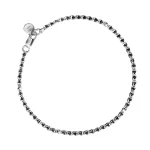 Bracciale cristalli neri