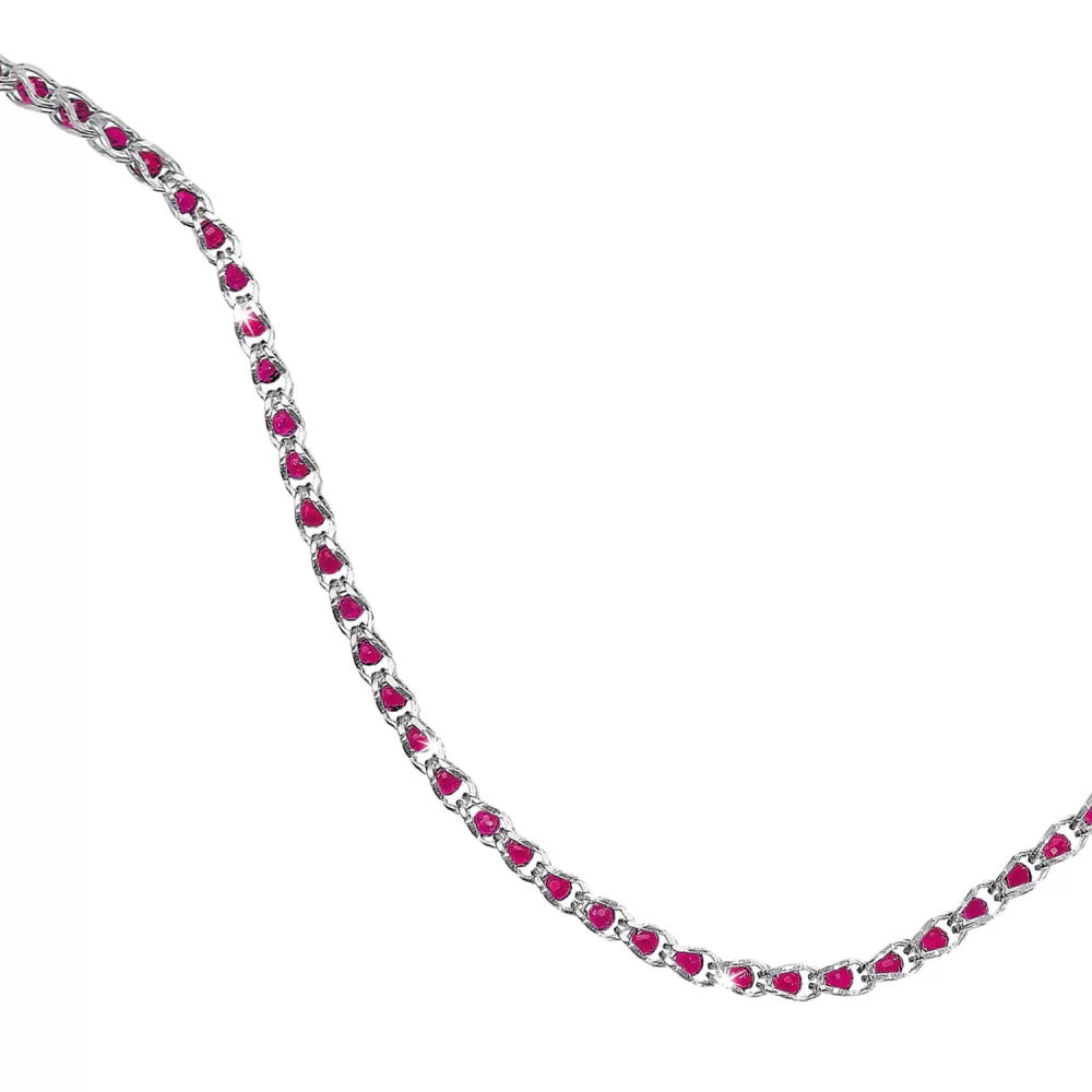 Collana cristalli rosa - immagine 3