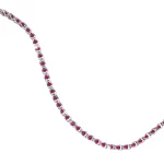 Collana cristalli rosa - immagine 3