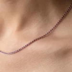Collana cristalli rosa - immagine 4
