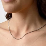 Collana cristalli neri - immagine 2