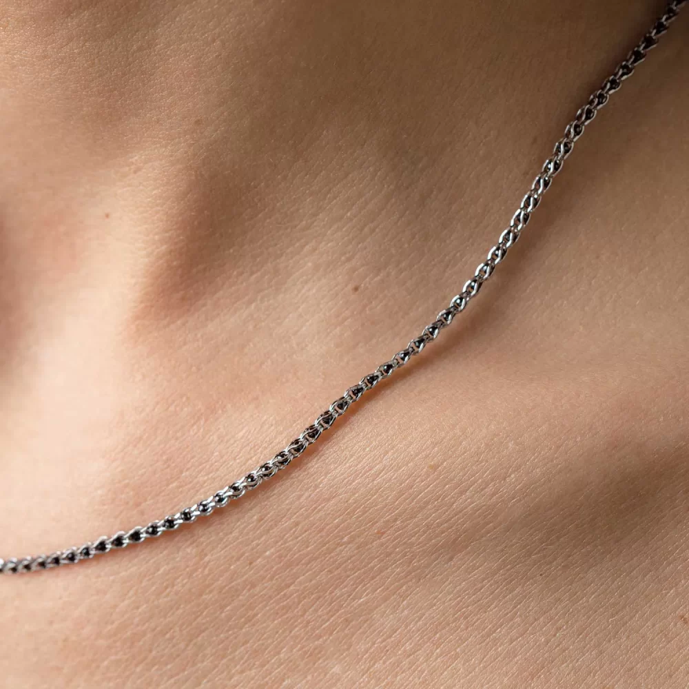 Collana cristalli neri - immagine 4