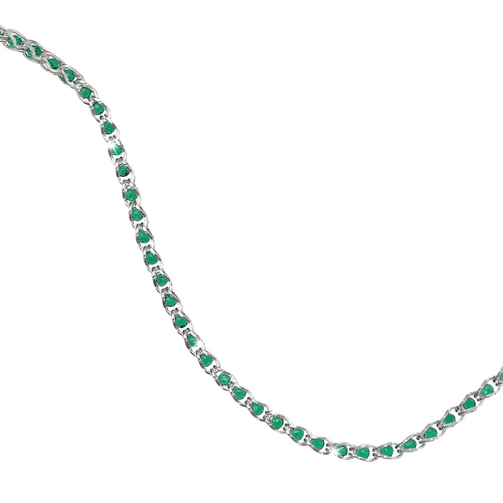 Collana cristalli verdi - immagine 3