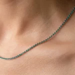 Collana cristalli verdi - immagine 4