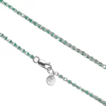 Collana cristalli verdi - immagine 5