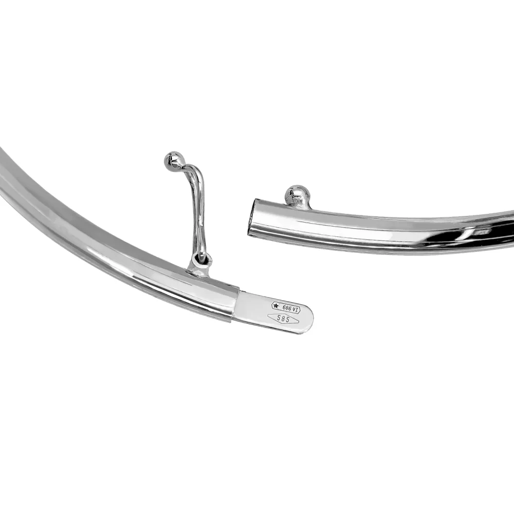 Bracciale rigido zaffiro oro bianco - immagine 5