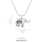 Halskette mit Elefant – Bild 4