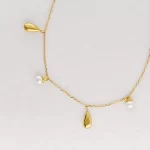 Bracciale gocce e perle - immagine 5