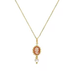 Collana con Cammeo e perla