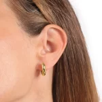 Orecchini huggie  a cerchio - immagine 2