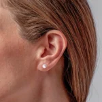 Orecchini con perla - immagine 2