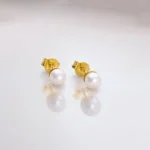 Orecchini con perla - immagine 8